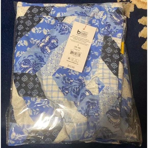 SUPER SALE! NWT - Joyspun Women’s Pajama Sleep Pants (Blue Flannel Design / Multiple Sizes)