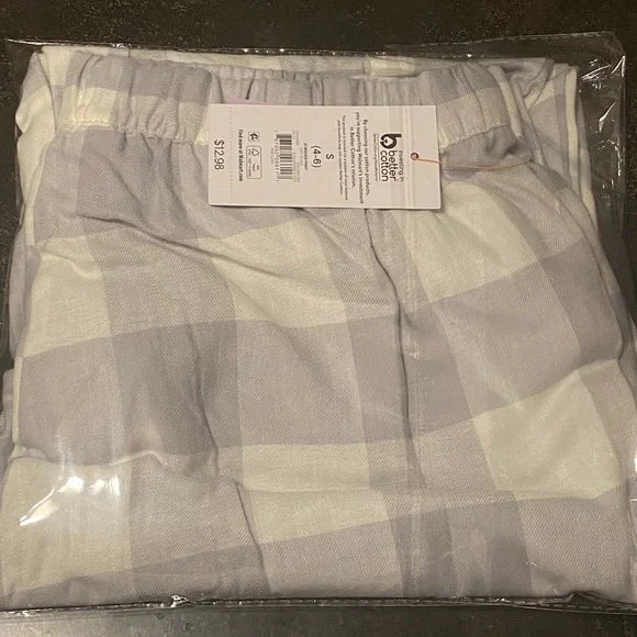 SUPER SALE! NWT - Joyspun Women's Pajama Sleep Pants (Grey & White