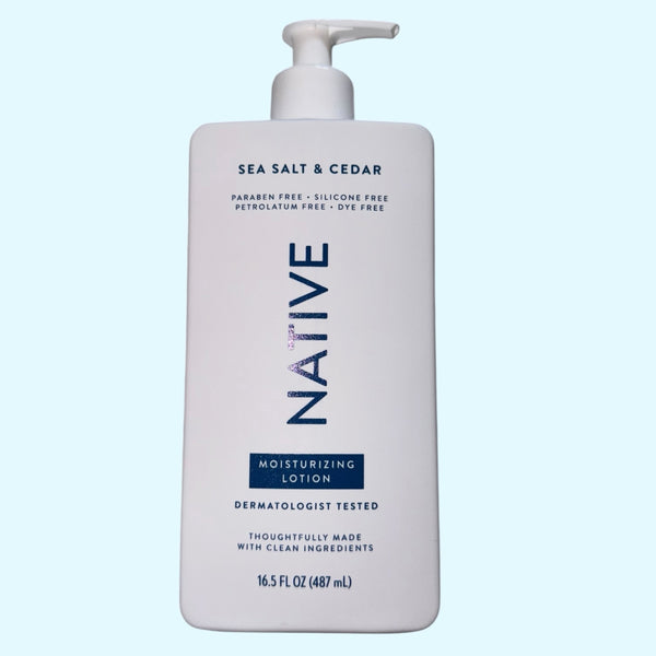 Native Body Lotion Sea Salt & Cedar 16.5oz