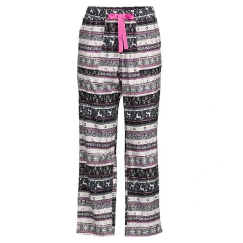 SUPER SALE! NWT - Joyspun Women’s Christmas Pajama Sleep Pants (Pink, Black, Grey Design)