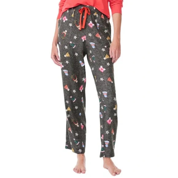 SUPER SALE! NWT Joyspun Women’s Pajama Christmas Sleep Pants (Grey Design / Multiple Sizes)