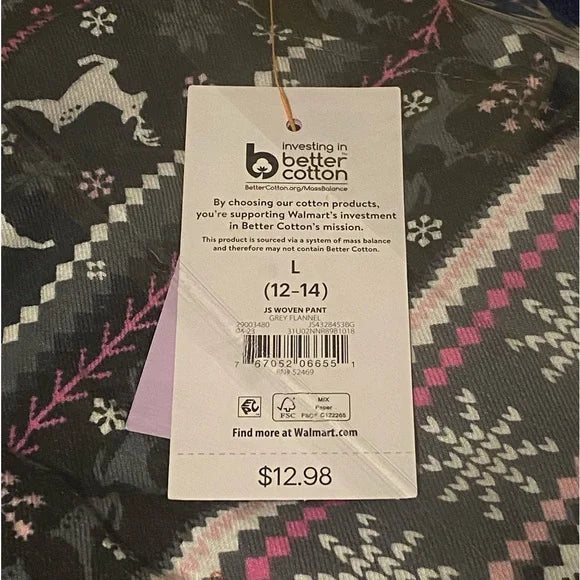 SUPER SALE! NWT - Joyspun Women’s Christmas Pajama Sleep Pants (Pink, Black, Grey Design)