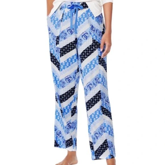 SUPER SALE! NWT - Joyspun Women’s Pajama Sleep Pants (Blue Flannel Design / Multiple Sizes)