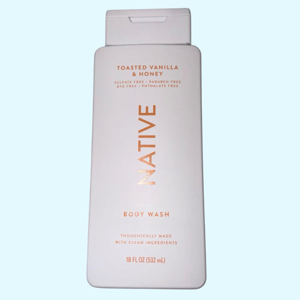 Native Body Wash Toasted Vanilla & Honey 18oz