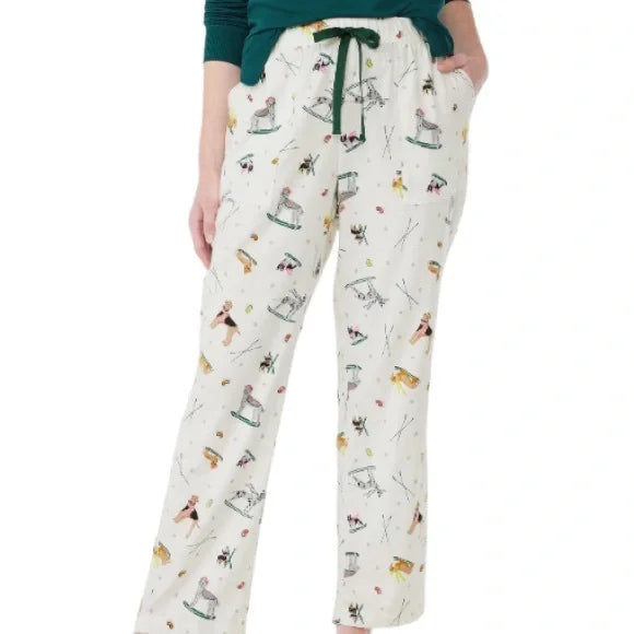 SUPER SALE! NWT - Joyspun Women’s Pajama Christmas Sleep Pants (SkiDog Design / Multiple Sizes)
