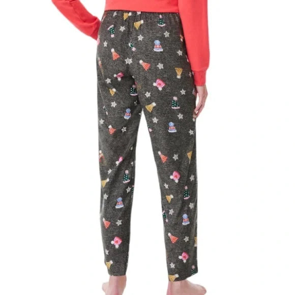 SUPER SALE! NWT Joyspun Women’s Pajama Christmas Sleep Pants (Grey Design / Multiple Sizes)