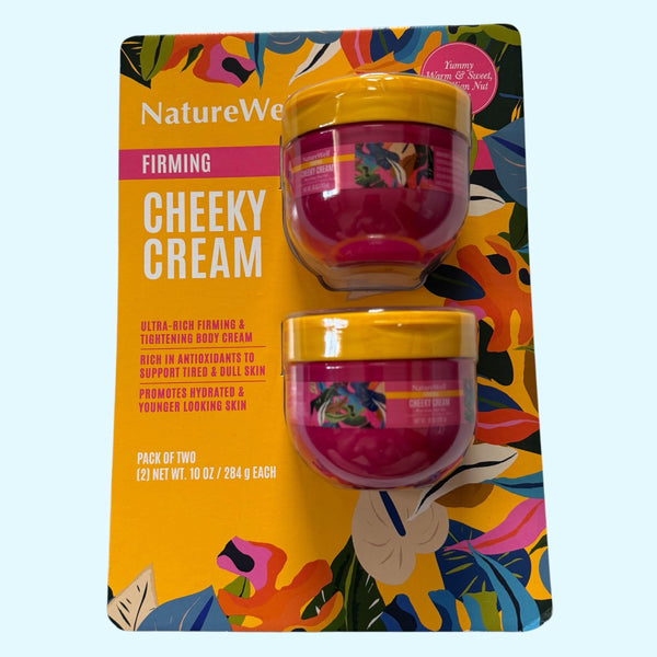 NatureWell Firming Cheeky Cream Brazilian Nut 2 Pack 10oz