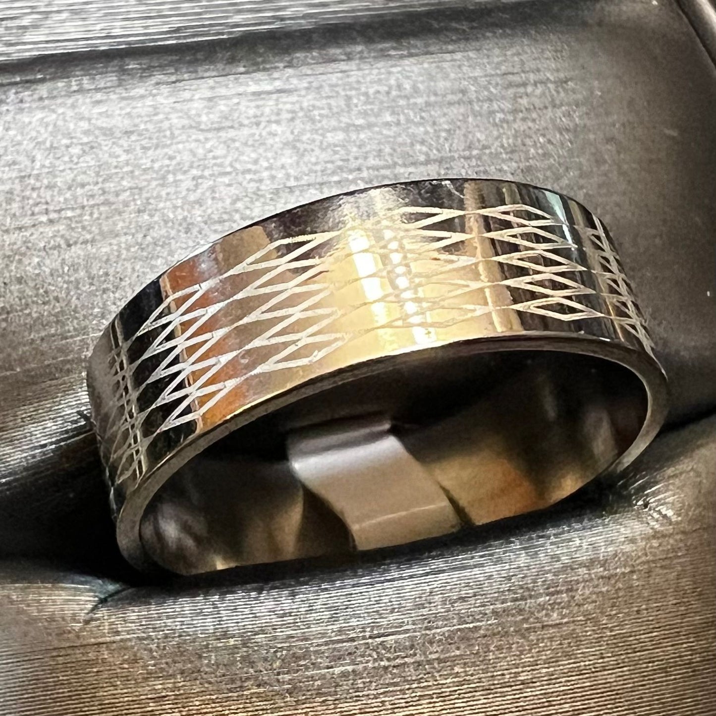 SALE! New - Fine Fashion Unisex Stainless Steel Rings (Multiple colors / Size#11.5)