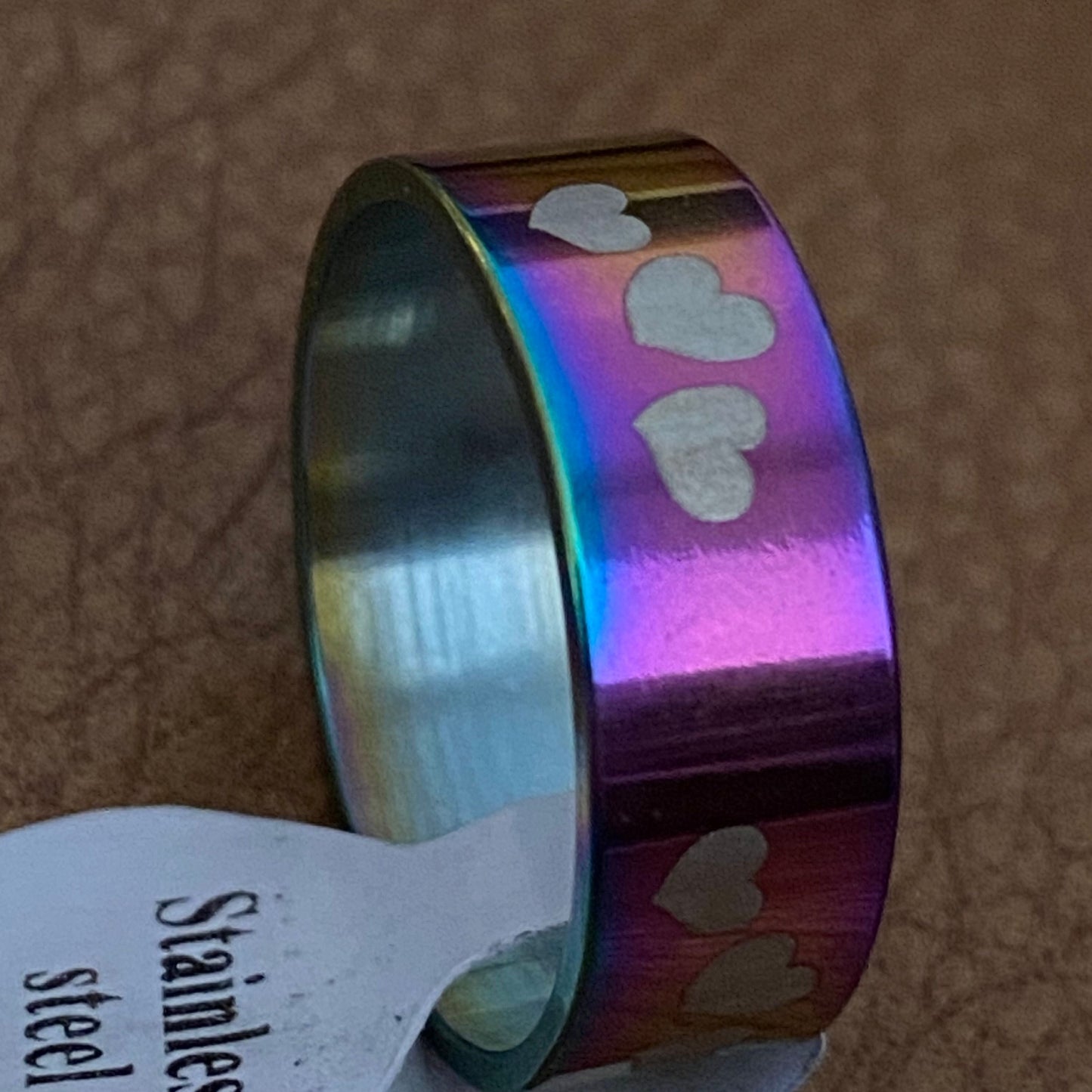 SALE! New - Fine Fashion Unisex Stainless Steel Rings (Multiple colors / Size#9)
