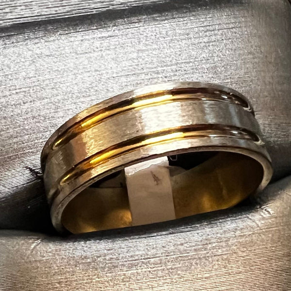 SALE! New - Fine Fashion Unisex Stainless Steel Rings (Multiple colors / Size#6.5)