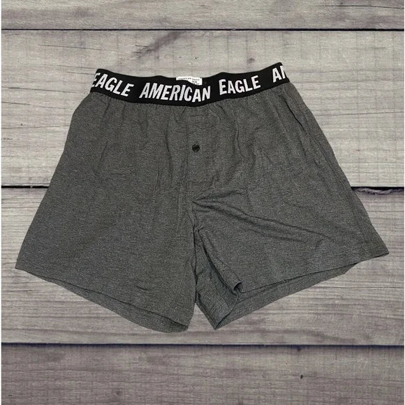 SALE! NWT - American Eagle Men’s Ultra Soft Boxer Shorts Hybrids (Heather Grey / XS)